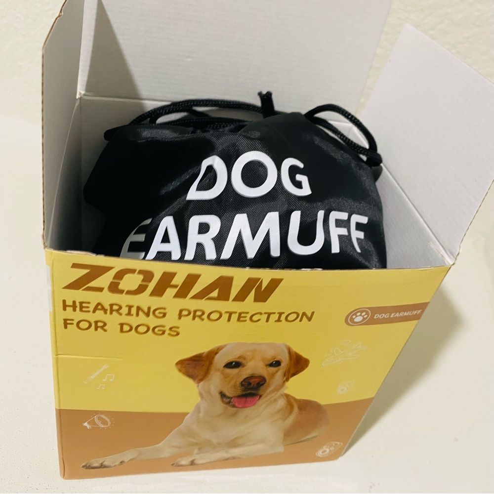 ZOHAN HEARING PROTECTION FOR LARGE DOGS 75 +LBS NEW OPEN BOX - Picture 2 of 5